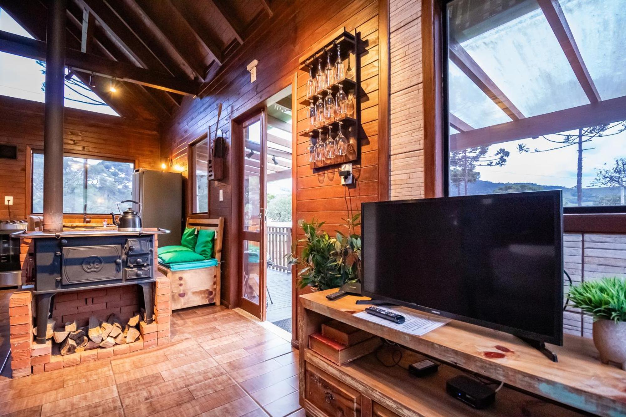 Casas Rainha Da Serra 02 Dorm Casal E Cozinha Urubici Εξωτερικό φωτογραφία
